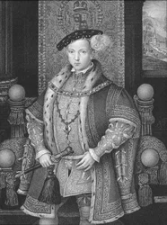 Porträt von König Edward VI. (1537-53) aus 